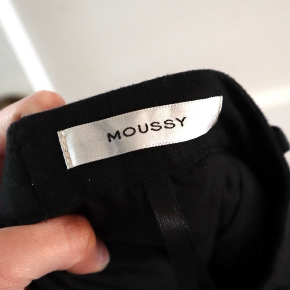 Moussy Black Linen Midi Skirt - Picture 4 of 5